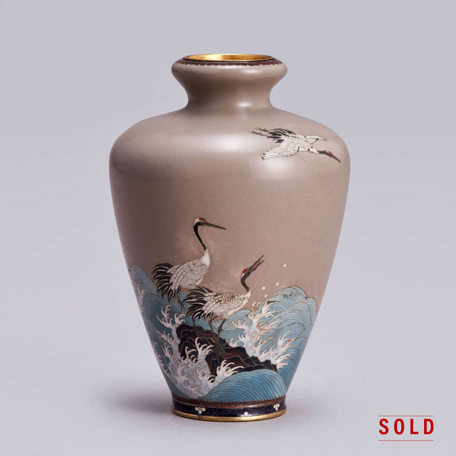 Japanese cloisonné enamel by Hayashi Chuzō Meiji period