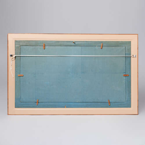 Japanese Oshie silk panel with a procession of insects Meiji period