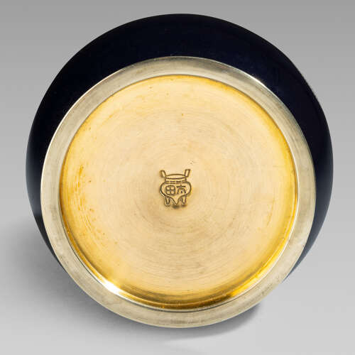 Japanese cloisonné enamel vase signed Ōta Toshirō of Nagoya Meiji period